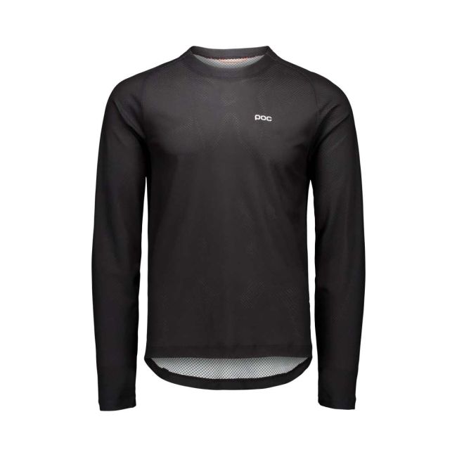 Tricou ciclism MTB POC Motion Air L/S Jersey - Uranium Black
