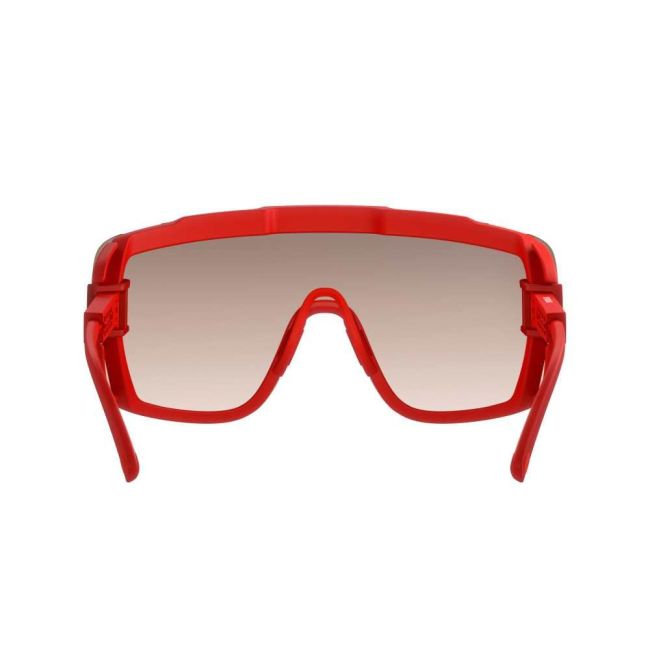 Ochelari ciclism POC Devour Ultra - Prismane Red/Clarity Trail/Partly Sunny Silver