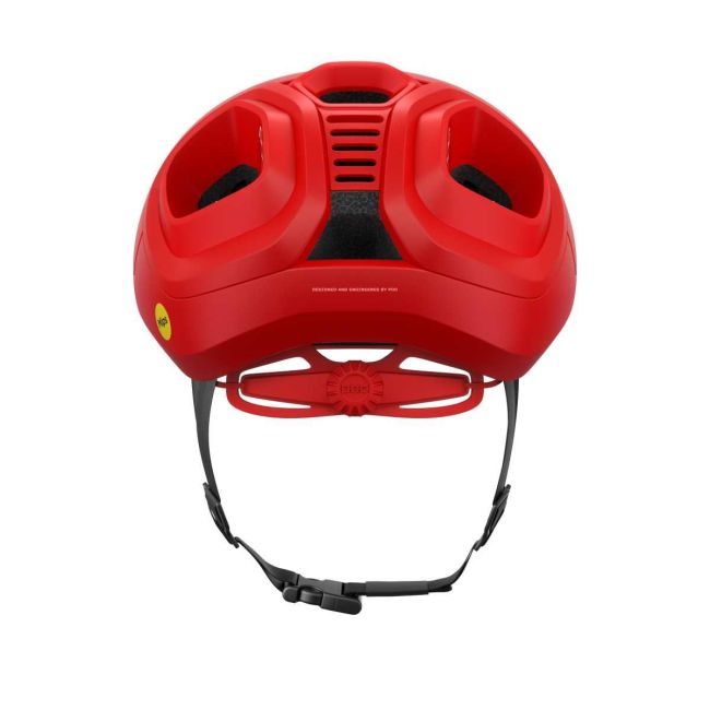 Cască ciclism șosea POC Amidal - Prismane Red Matt