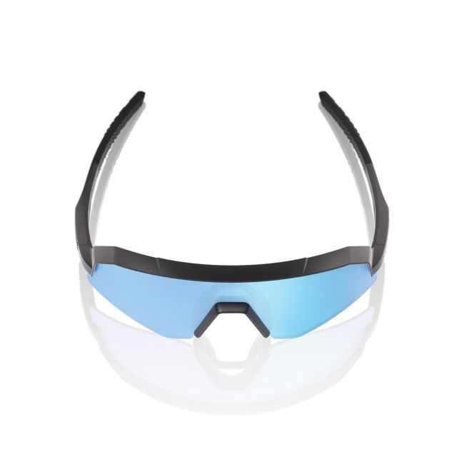 Ochelari ciclism 100% Slendale XS - Matte Black / HiPER Blue Multilayer Mirror