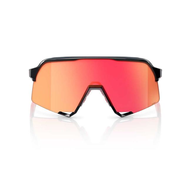 Ochelari ciclism 100% S3 - Elly 24 LE / Gloss Black Matte Red / HiPER Fire Red Mirror