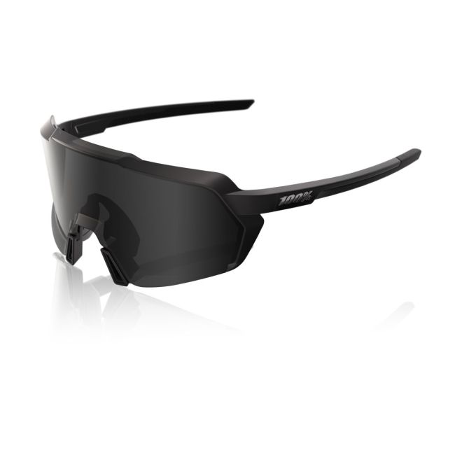 Ochelari ciclism 100% Korbin - Matte Black Gloss Black / Black Mirror