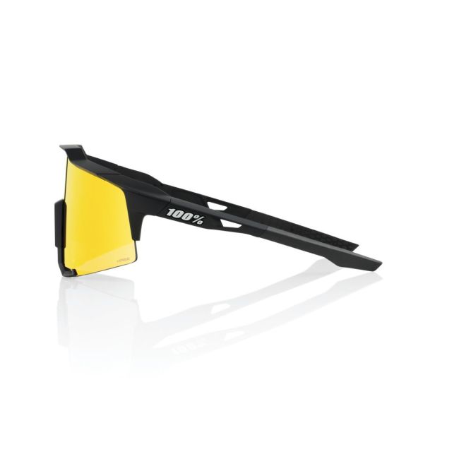 Ochelari ciclism 100% Speedcraft - Soft Tact Black / HiPER Red Multilayer Mirror Lens