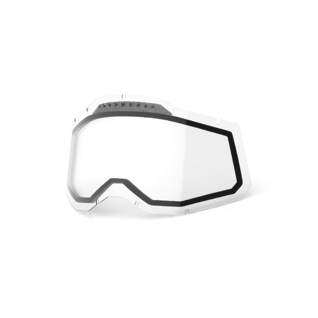 Lentilă de schimb 100% RC2/AC2/ST2 Dual Pane Vented - Clear