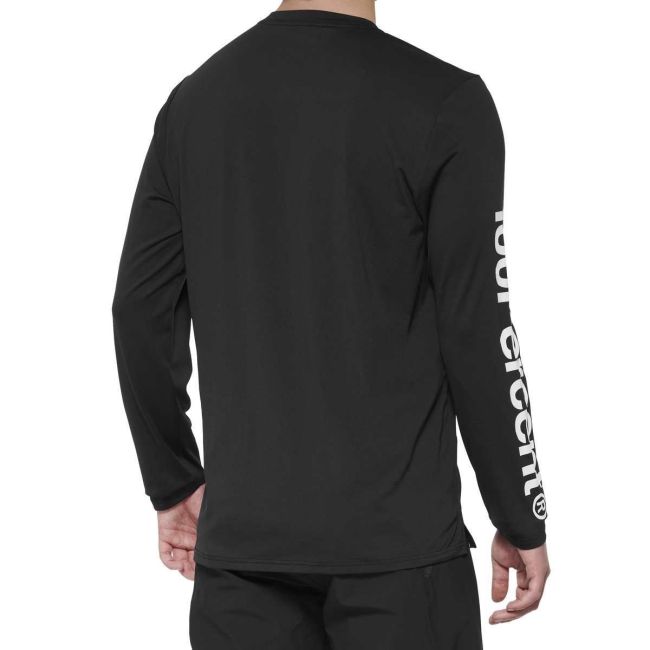 Tricou ciclism 100% Airmatic Long Sleeve Jersey (2025) - Black
