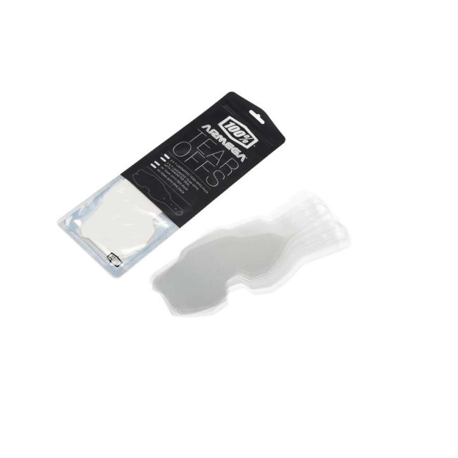 Folii protecție ochelari MTB/MX 100% Armega Standard Tear-Offs 20 PK