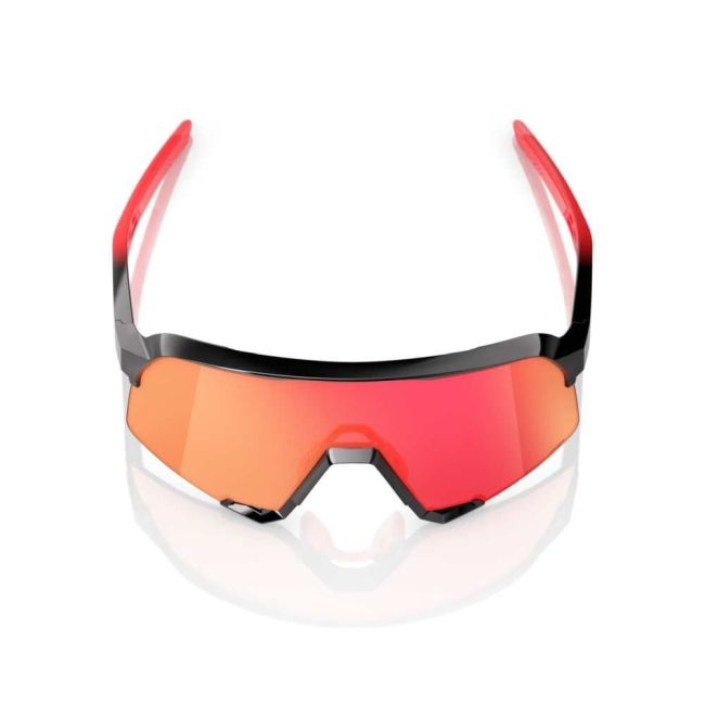 Ochelari ciclism 100% S3 - Elly 24 LE / Gloss Black Matte Red / HiPER Fire Red Mirror
