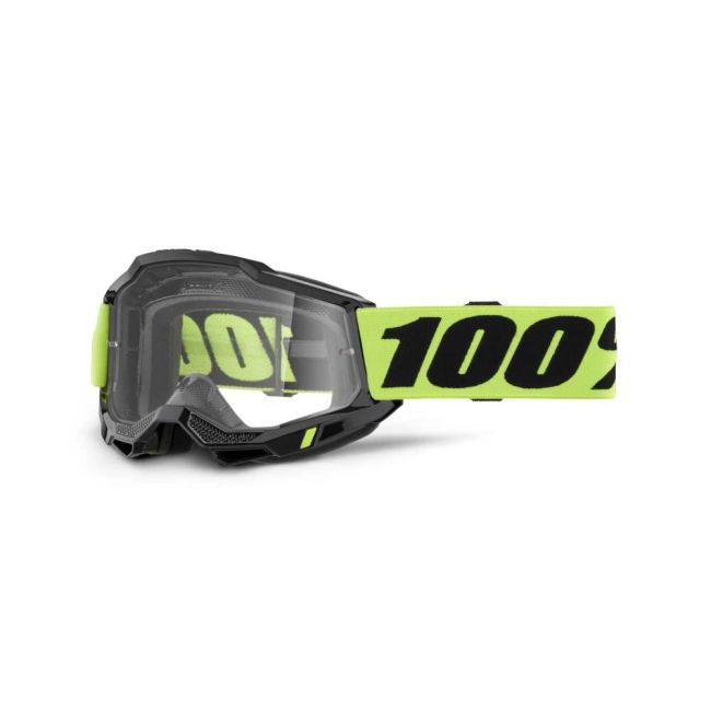 Ochelari MTB/MX 100% Accuri 2 Goggle - Neon Yellow / Clear Lens