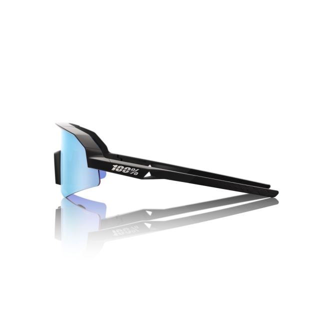 Ochelari ciclism 100% Slendale XS - Matte Black / HiPER Blue Multilayer Mirror