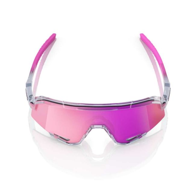 Ochelari ciclism 100% Slendale - Polished Translucent Grey / Purple Multilayer Mirror Lens