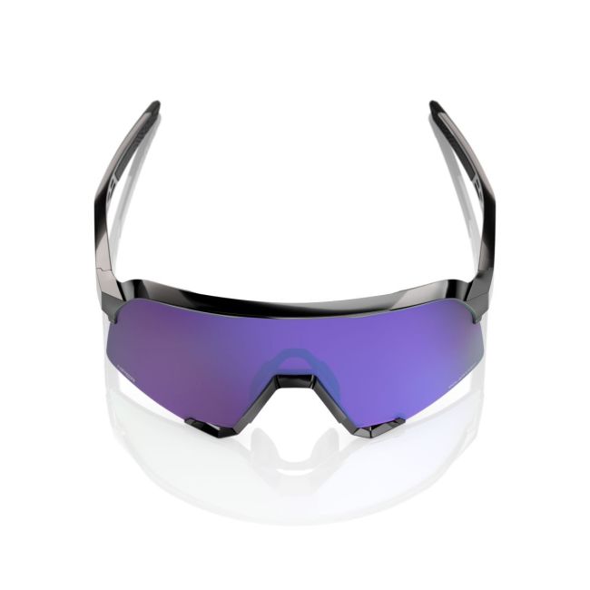 Ochelari ciclism 100% S3 - Polished Black / HiPER Polarized Lavender Mirror