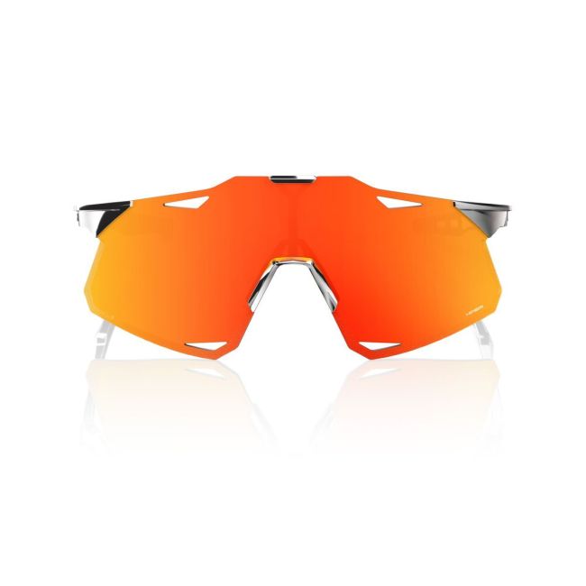 Ochelari ciclism 100% Hypercraft - Black Chrome / HiPER Red Mirror