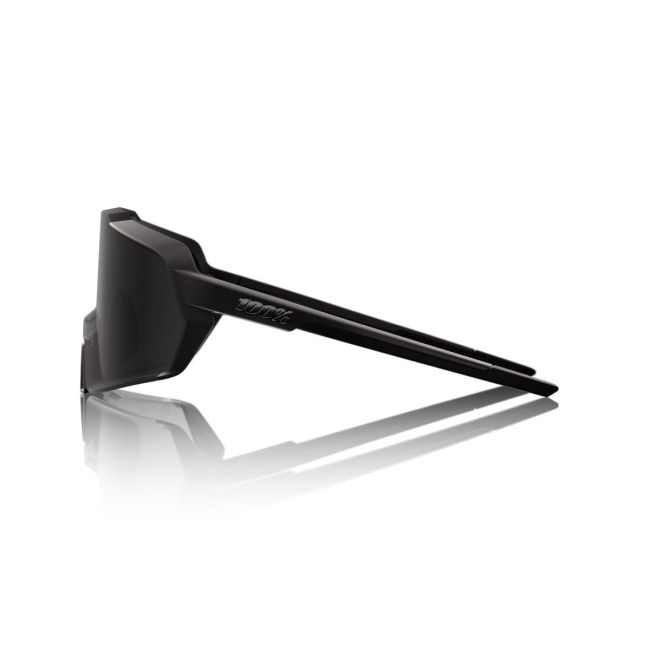 Ochelari ciclism 100% Korbin - Matte Black Gloss Black / Black Mirror