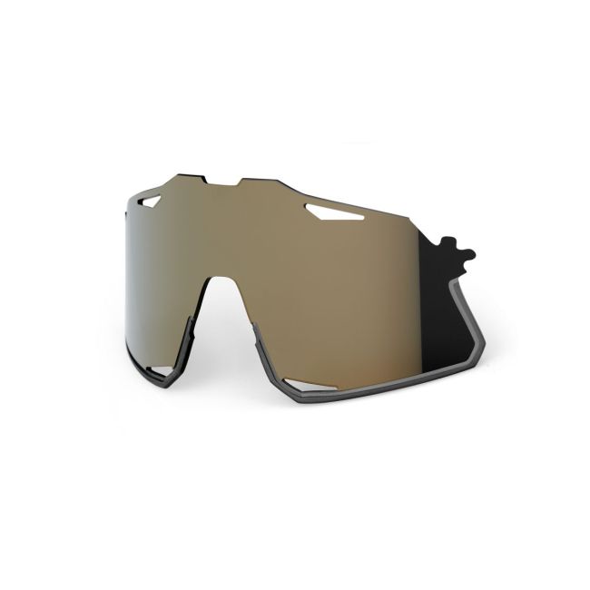 Lentilă de schimb 100% Hypercraft Replacement Lens Soft Gold Mirror (nylon) - HiPER Coral