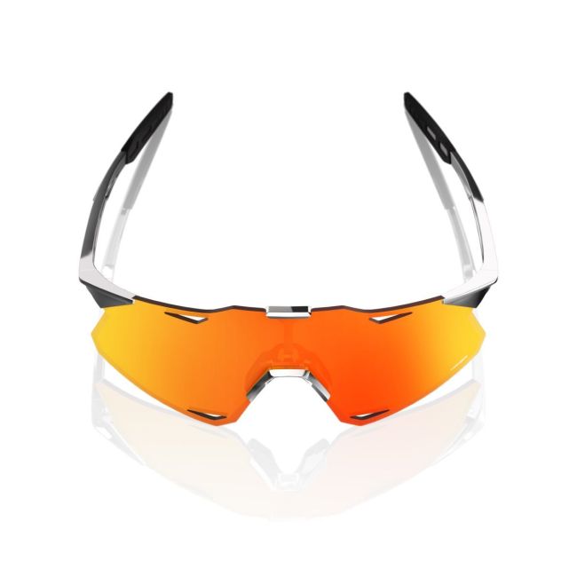 Ochelari ciclism 100% Hypercraft - Black Chrome / HiPER Red Mirror