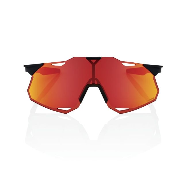 Ochelari ciclism 100% Hypercraft XS - Soft Tact Black / HiPER Red Multilayer Mirror Lens