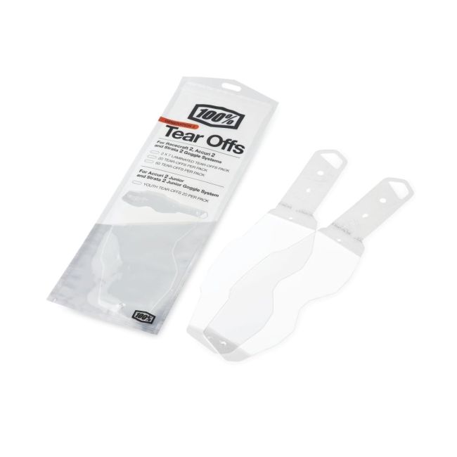 Folii protecție ochelari MTB/MX 100% RC2/AC2/ST2 Laminated Tear-Offs 2x7PK