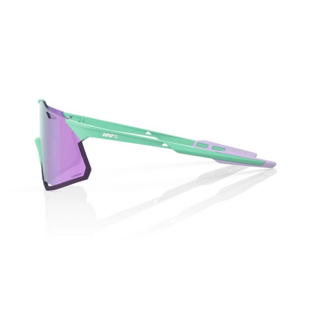 Ochelari ciclism 100% Hypercraft - Soft Tact Mint / HiPER Lavender Mirror Lens