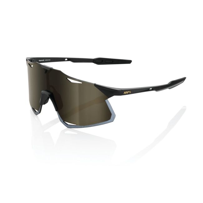 Ochelari ciclism 100% Hypercraft - Matte Black / Soft Gold Mirror Lens