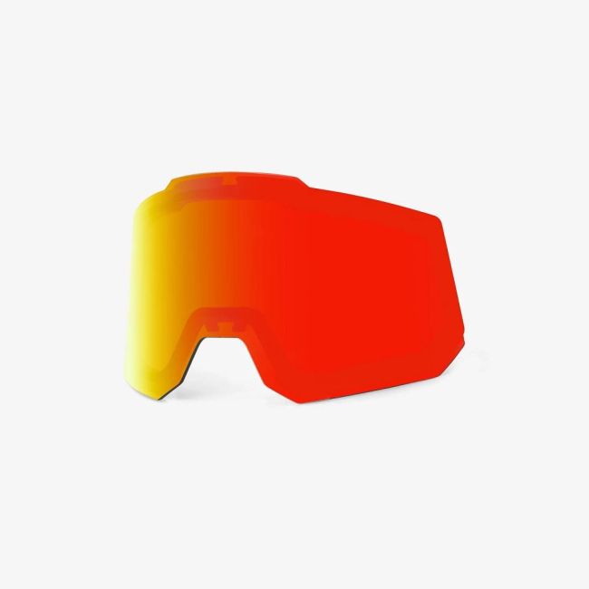 Lentilă de schimb 100% SC/SCX - HiPER Dual Pane Mirror Red Lens