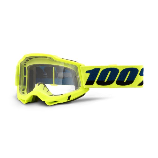 Ochelari MTB/MX 100% Accuri 2 Goggle - Fluo/Yellow / Clear Lens
