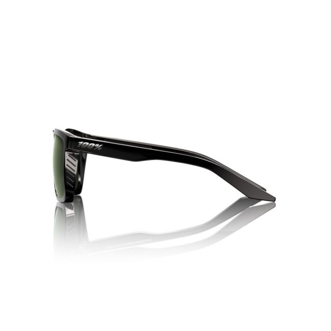 Ochelari de soare 100% Renshaw - Polished Black / Grey Green