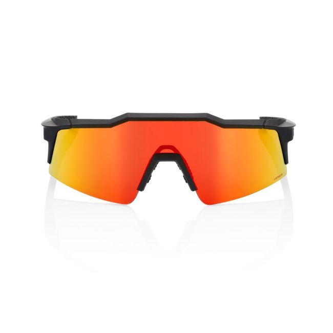 Ochelari ciclism 100% Speedcraft SL - Soft Tact Black / HiPER Red Multilayer Mirror Lens