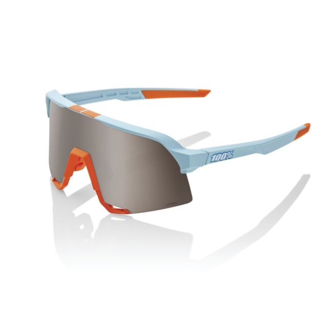 Ochelari ciclism 100% S3 - Soft Tact Two Tone / HiPER Silver Mirror Lens