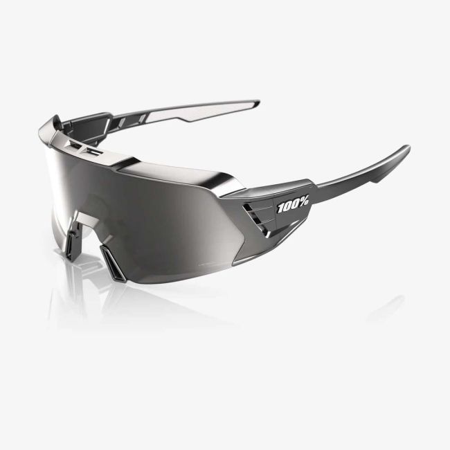 Ochelari ciclism 100% Korbin X - Gloss Black Chrome / HiPER Silver Mirror