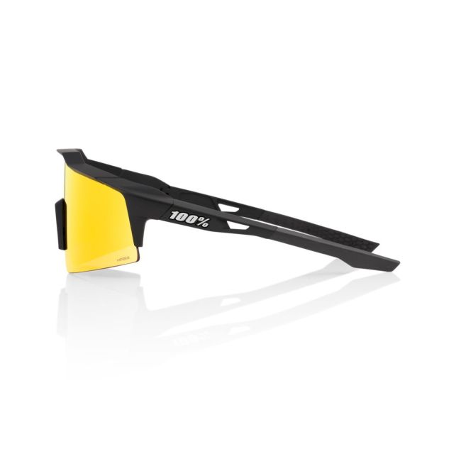 Ochelari ciclism 100% Speedcraft SL - Soft Tact Black / HiPER Red Multilayer Mirror Lens