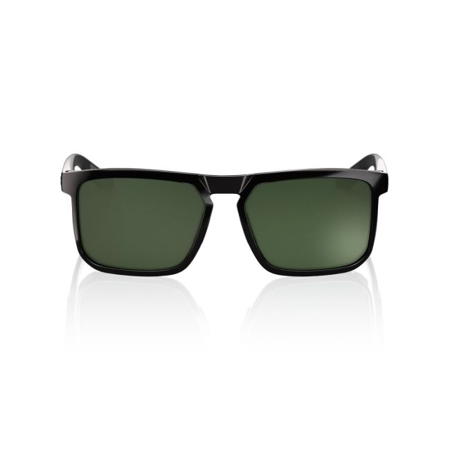 Ochelari de soare 100% Renshaw - Polished Black / Grey Green