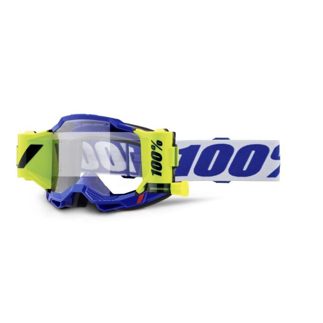 Ochelari MTB/MX 100% Accuri 2 Forecast Goggle - Blue / Clear Lens