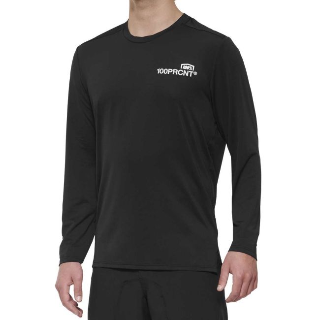 Tricou ciclism 100% Airmatic Long Sleeve Jersey (2025) - Black