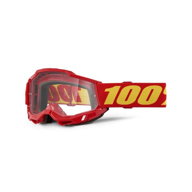 Ochelari MTB/MX 100% Accuri 2 OTG Goggle - Red / Clear Lens