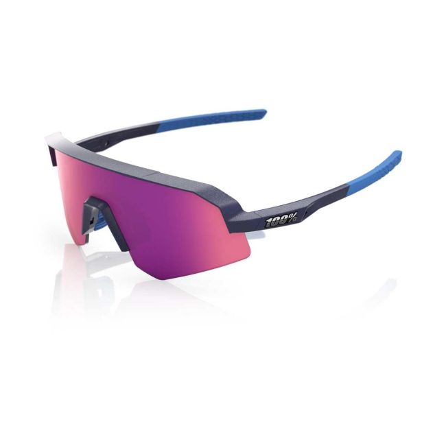 Ochelari ciclism 100% Slendale SL Satin Storm Metallic - Purple Mirror Lens