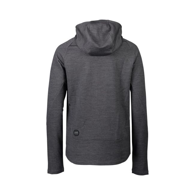 Hanorac merino POC Merino Hood W - Sylvanite Grey Melange