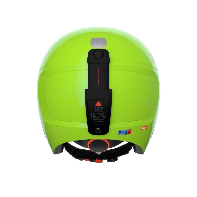 Cască schi copii POC Skull Adjustable - Fluorescent Yellow/Green
