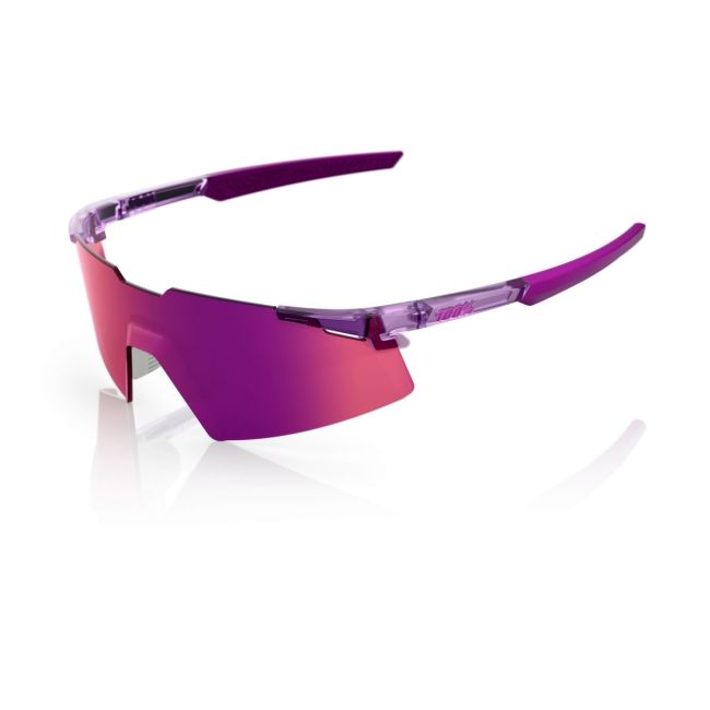 Ochelari ciclism 100% A2 Tokyo Run - Translucent Mauve / Purple Mirror Lens