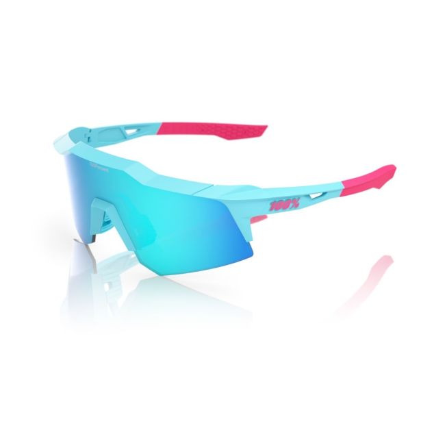 Ochelari ciclism 100% Speedcraft XS LE Tatis 4 - Blue / Blue Topaz Mirror Lens