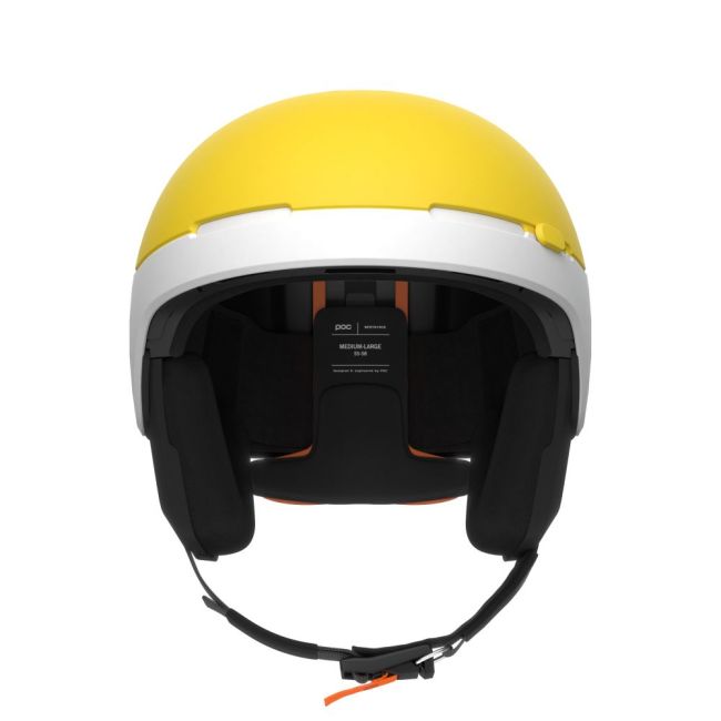 Cască schi POC Meninx RS MIPS - Hydrogen White/Aventurine Yellow Matt
