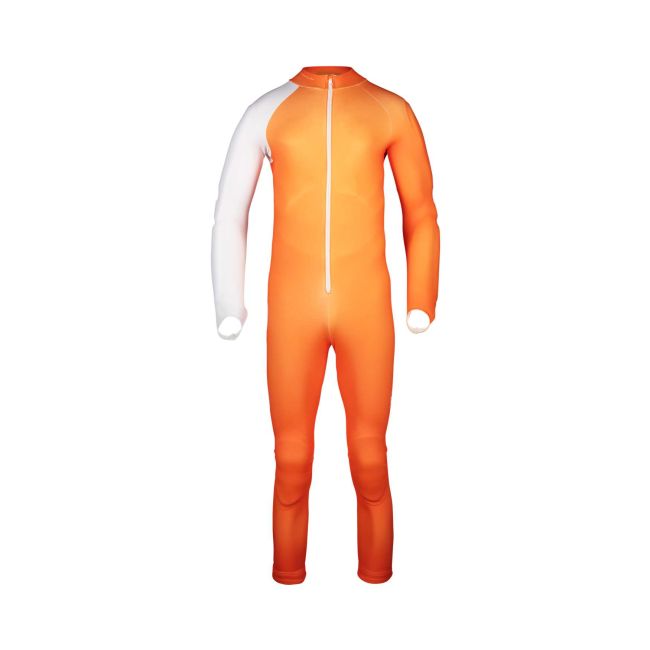 Costum concurs schi POC Skin GS - Zink Orange/Hydrogen White