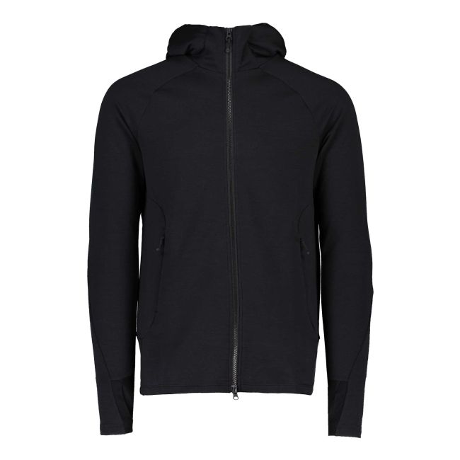 Hanorac merino POC Merino Zip Hood - Uranium Black