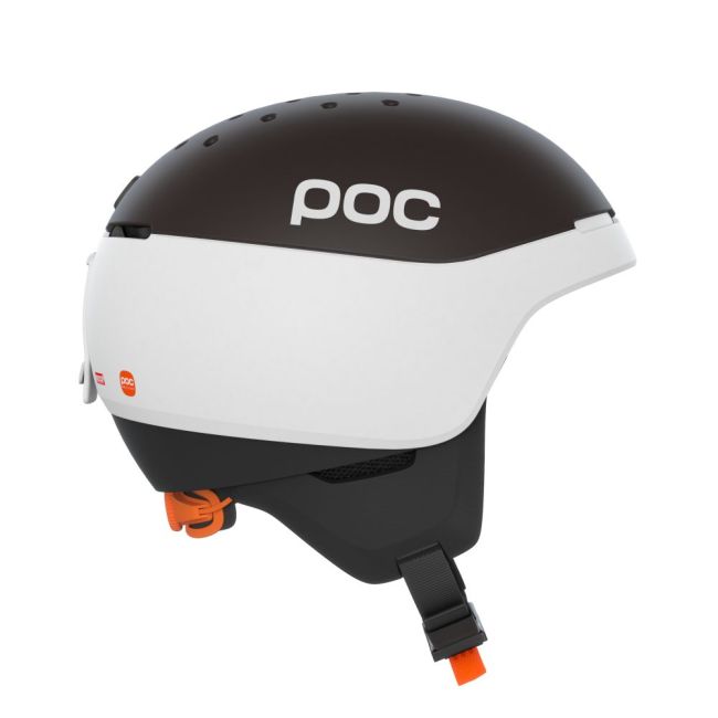 Cască schi POC Meninx RS MIPS - Hydrogen White/Axinite Brown Matt