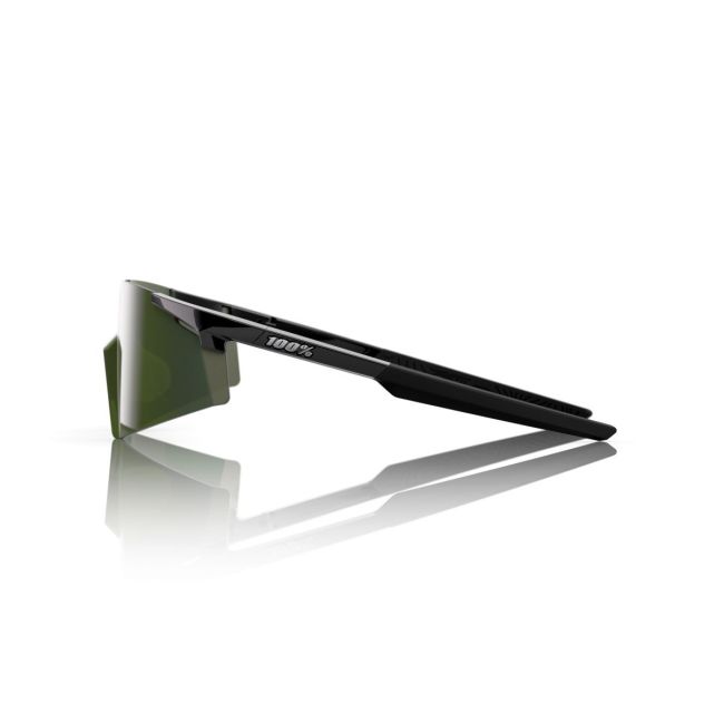 Ochelari ciclism 100% A2 Speedwork - Gloss Black / Grey-Green Lens