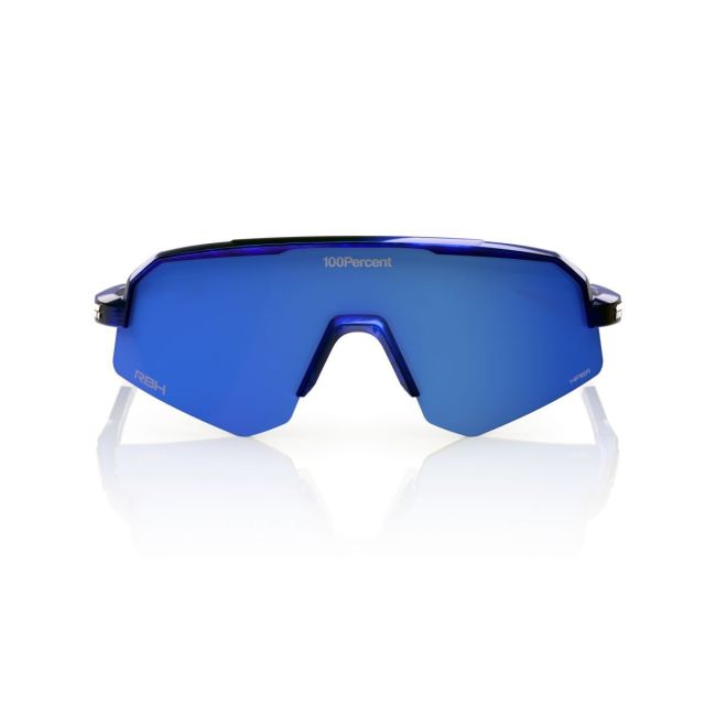Ochelari ciclism 100% Slendale SL RBH - Blue Holographic / HiPER Royal Blue Mirror Lens