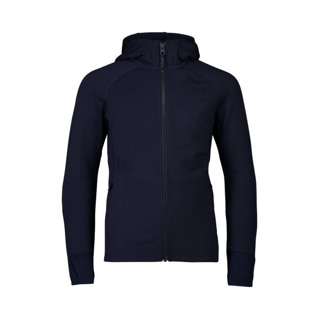 Hanorac merino copii POC Merino Zip Hood - Turmaline Navy