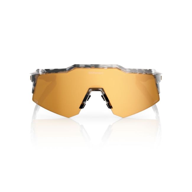 Ochelari ciclism 100% Speedcraft XS Money Mike 3 - Black Tortoise / HiPER 24K Gold Mirror Lens