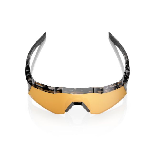 Ochelari ciclism 100% Speedcraft XS Money Mike 3 - Black Tortoise / HiPER 24K Gold Mirror Lens