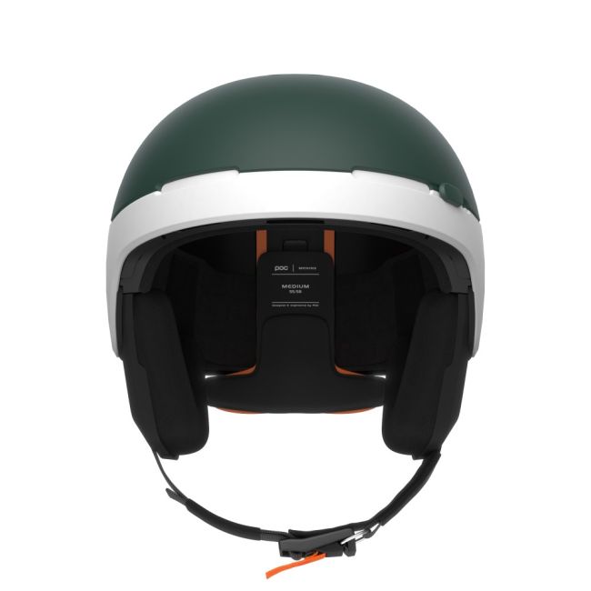 Cască schi POC Meninx RS MIPS - Hydrogen White/Moldanite Green Matt