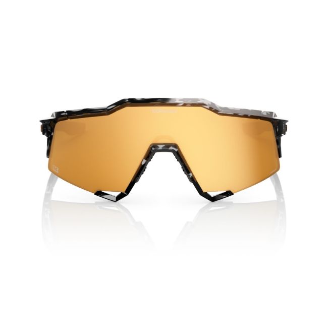Ochelari ciclism 100% Speedcraft Money Mike 3 - Black Tortoise / HiPER 24K Gold Mirror Lens